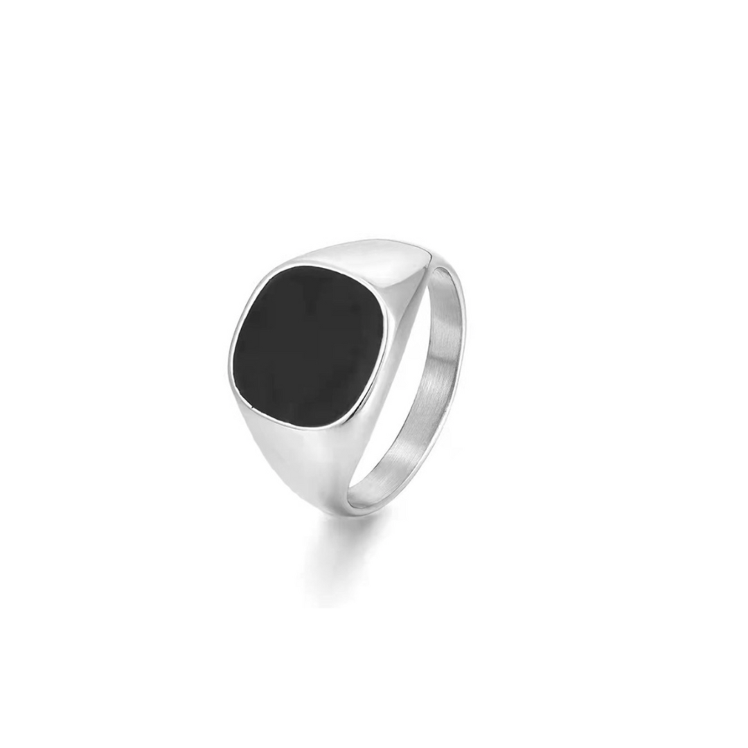 Bague Onyx (Argenté)