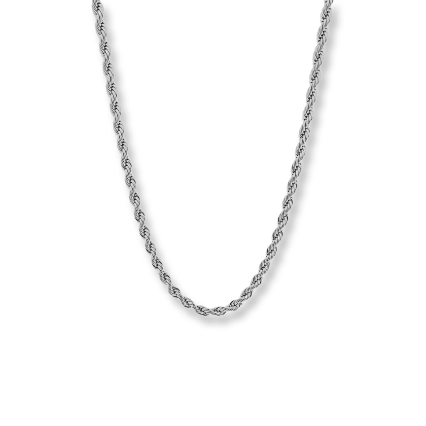 Chaine en corde 3MM (Argenté)